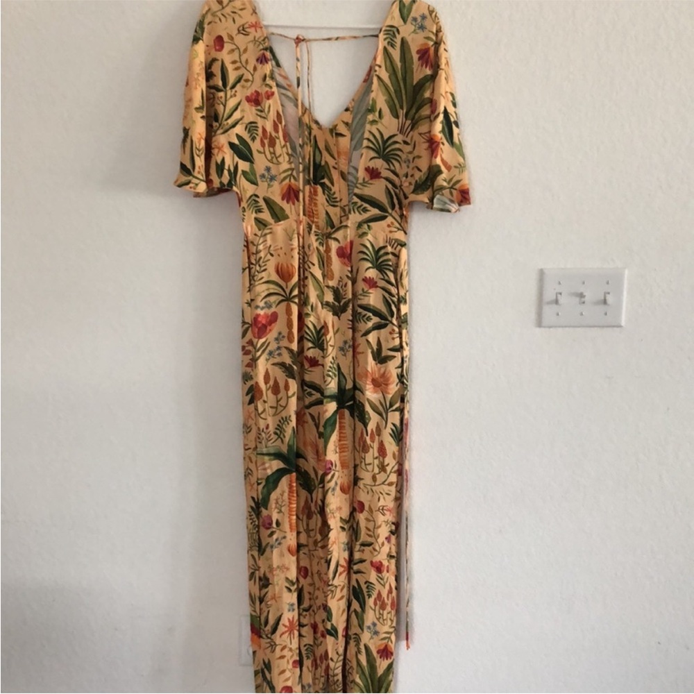 Farm Rio tropical Print Jumpsuit size xs from Anthropologie - Picture 6 of 9